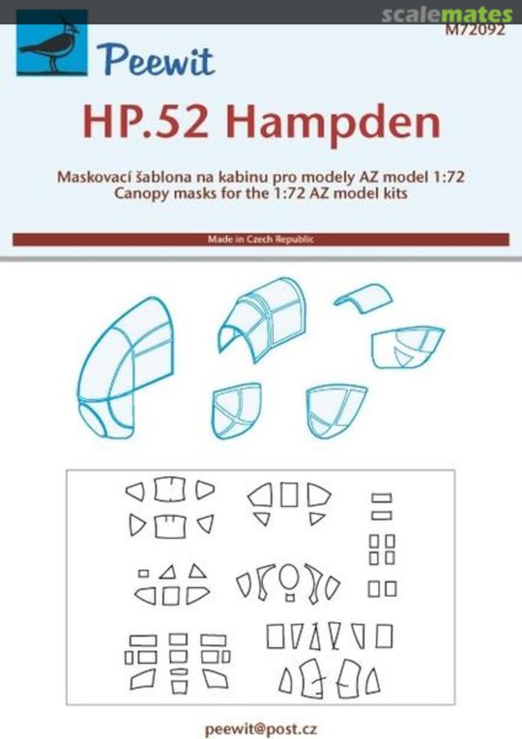 Boxart HP.52 Hampden M72092 Peewit