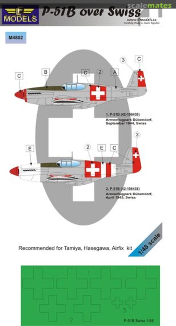 Boxart P-51B Over Swiss M4802 LF Models