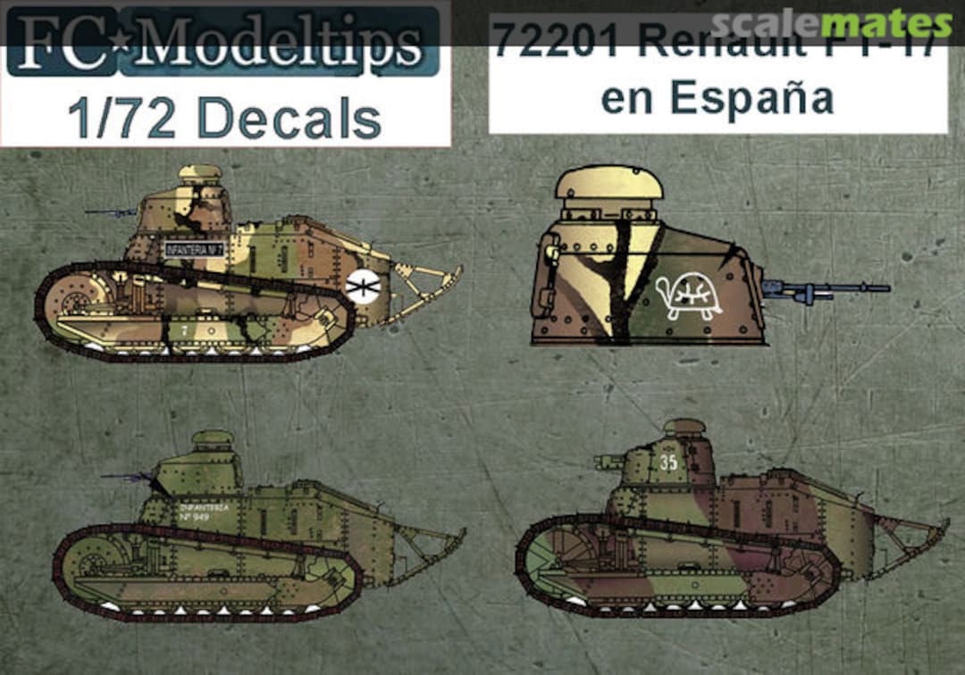 Boxart Renault FT-17 72201 FC Modeltips