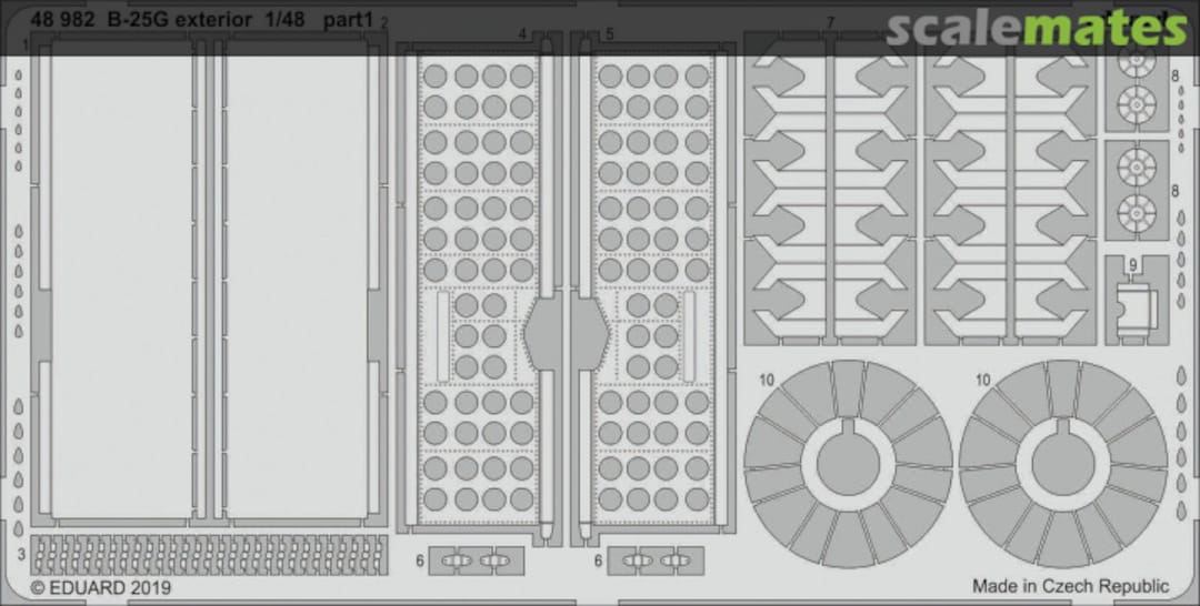 Boxart B-25G exterior 48982 Eduard