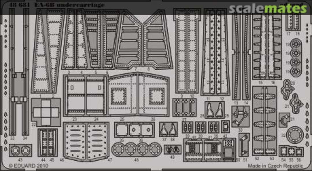 Boxart EA-6B Prowler - Undercarriage 48681 Eduard
