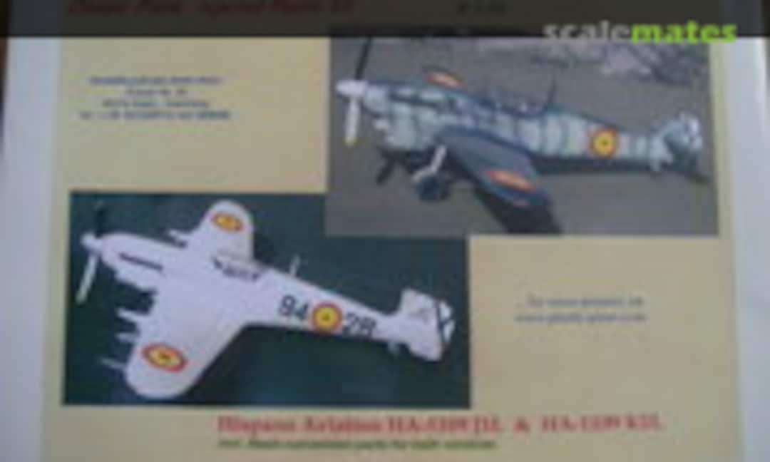 1:72 Hispano Aviation HA-1109J1L &amp; HA-1109K1L (Classic Plane CPM 74a)