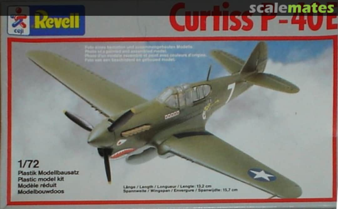 Boxart Curtiss P-40E 4159 Revell