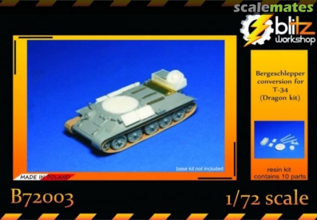 Boxart Bergeschlepper conversion for T-34 (Dragon kit) B72003 Blitz Workshop