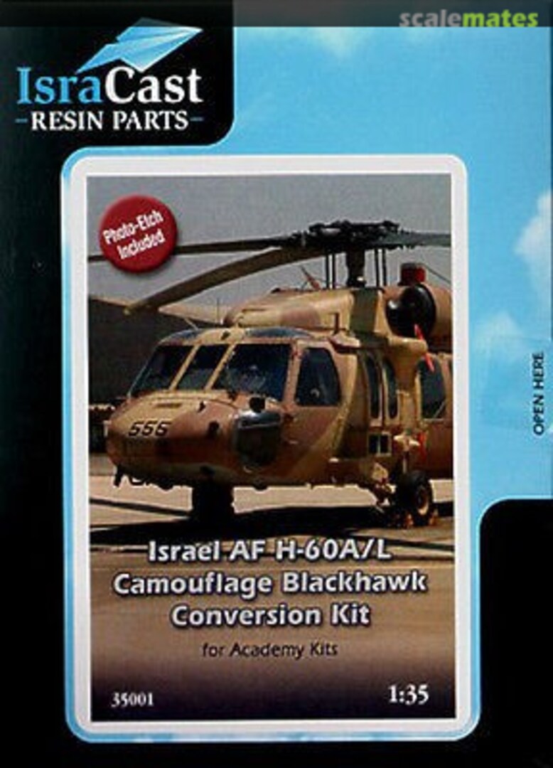 Boxart Israeli AF H-60A/L Camouflage Blackhawk Conversion Kit 35001 IsraCast