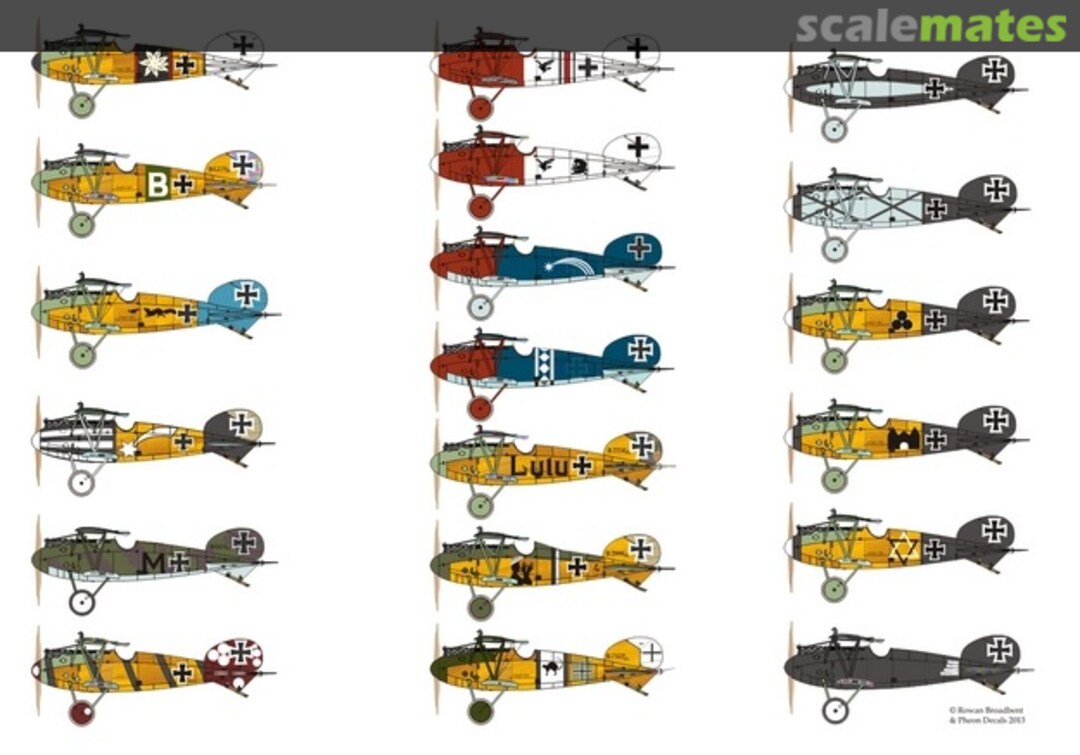 Boxart Albatros D.V/Va Selection 72013 Pheon Decals