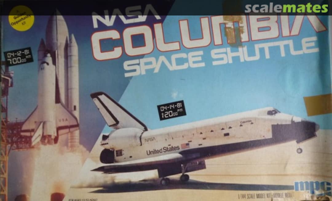 Boxart Columbia Space Shuttle 1-4651 MPC