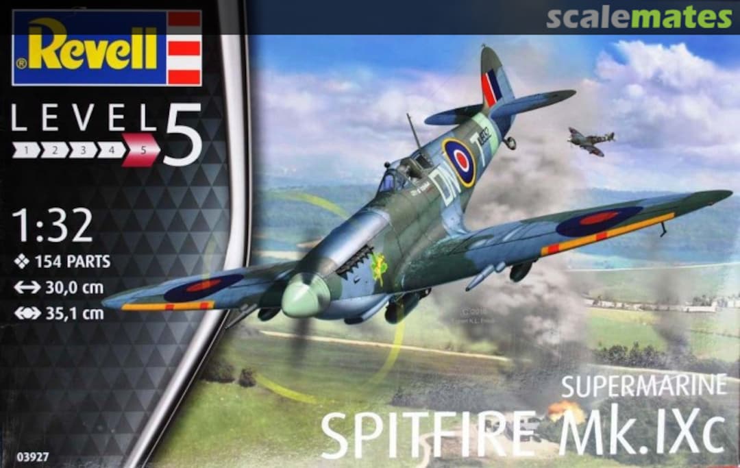 Boxart Supermarine Spitfire Mk.IXc 03927 Revell