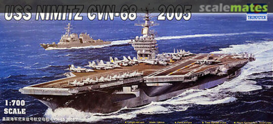 Boxart USS Nimitz CVN-68 05739 Trumpeter