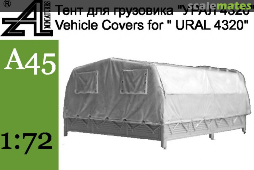 Boxart Ural 4320 Cover A45 Alex Miniatures