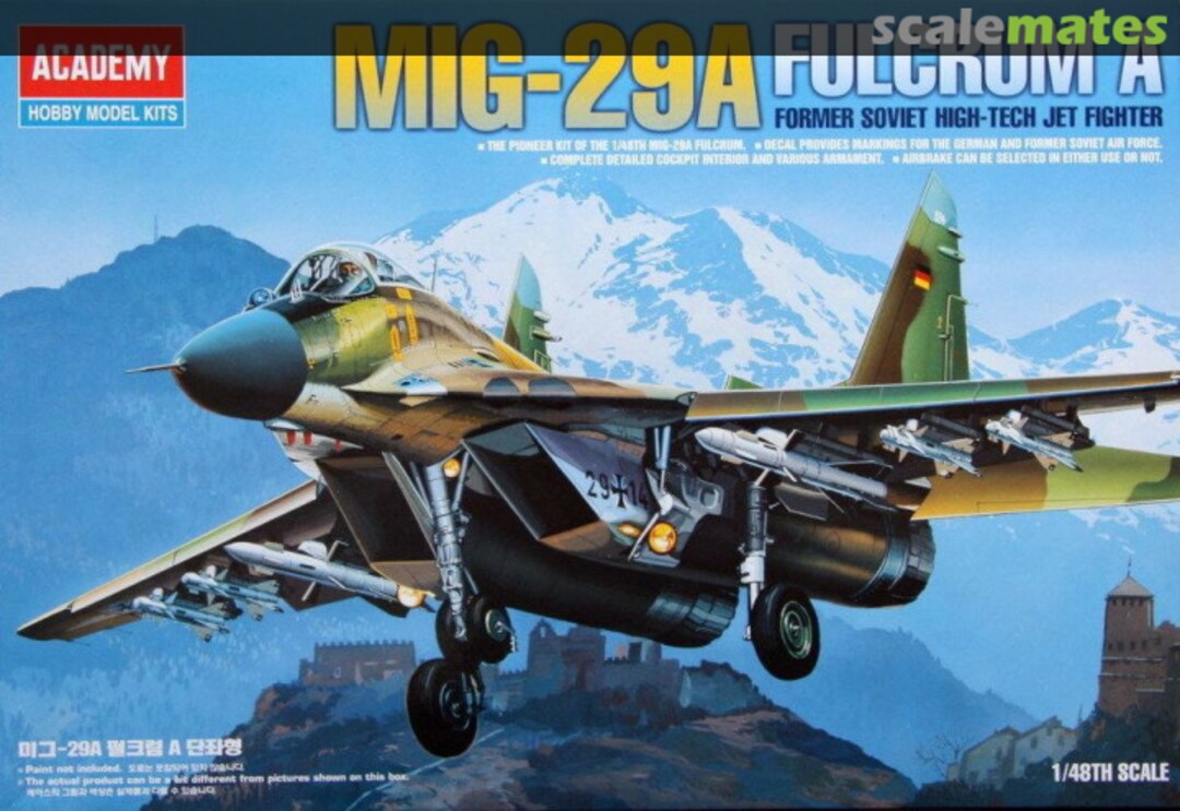 Boxart MiG-29A Fulcrum A 2116 Academy