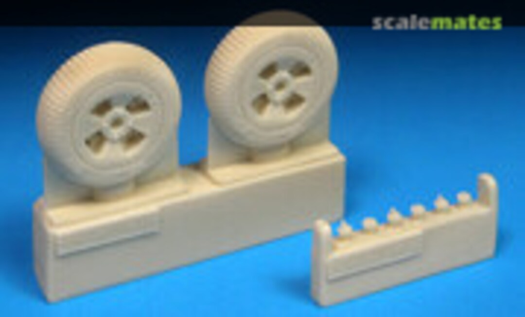 1:48 Sea Fury Wheels (Block Tread) (Barracuda Studios BR48344)