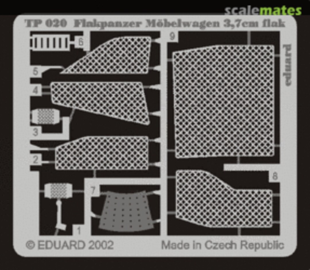 Boxart Flakpanzer IV Möbelwagen 37mm TP020 Eduard