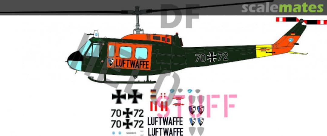 Boxart Bell UH-1D "HTG Special - Schulanstrich" DF31048 DF HeloStuff