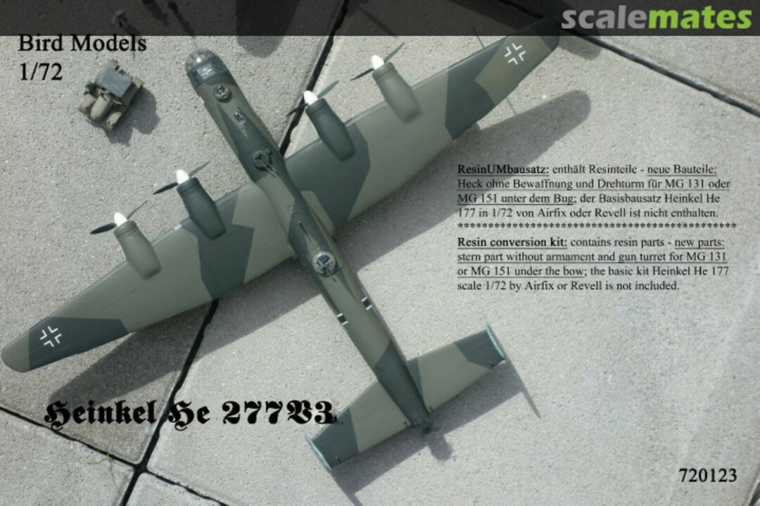 Boxart Heinkel He 277V3 720123 Bird Models