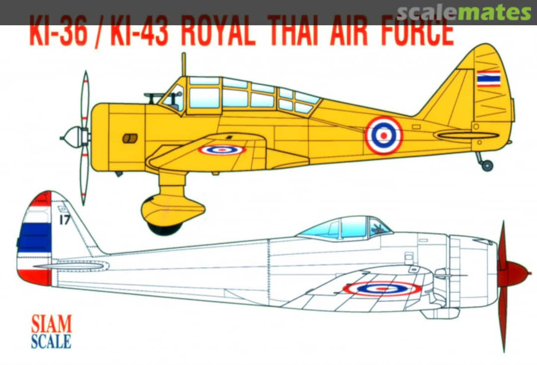 Boxart Ki-36 / Ki-43 72038 Siam Scale