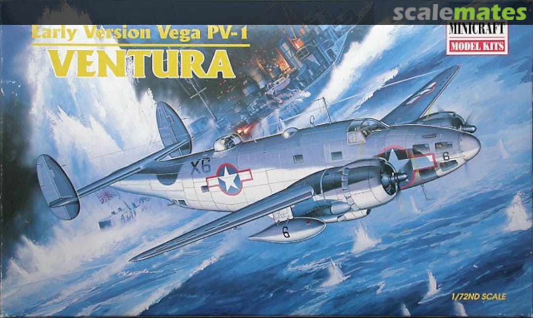 Boxart Early Version Vega PV-1 Ventura 11613 Minicraft Model Kits