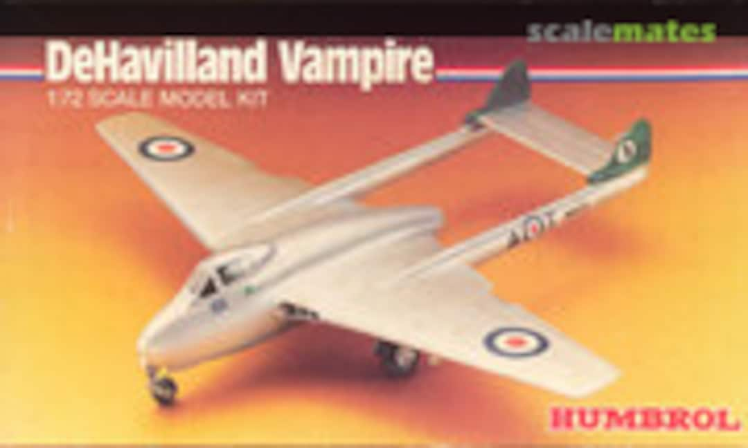 1:72 DeHavilland Vampire (Humbrol HK72011)