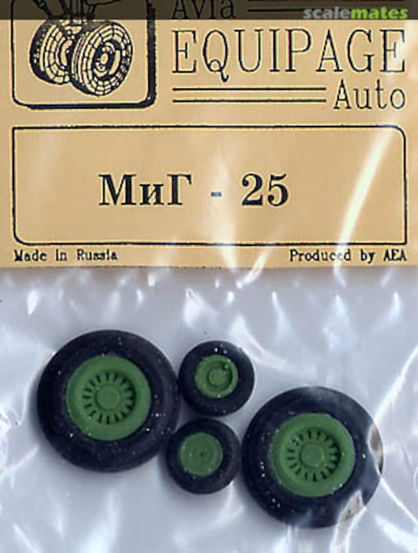 Boxart Mikoyan MiG-25 wheel set 72176 Avia Equipage Auto