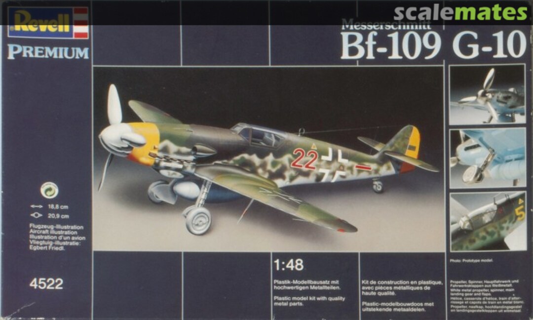 Boxart Messerschmitt Bf-109 G-10 4522 Revell