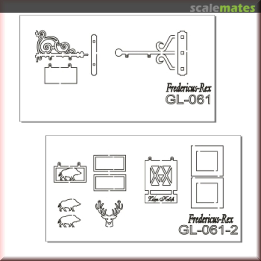 Boxart Pub Sign I GL-061 Fredericus-Rex