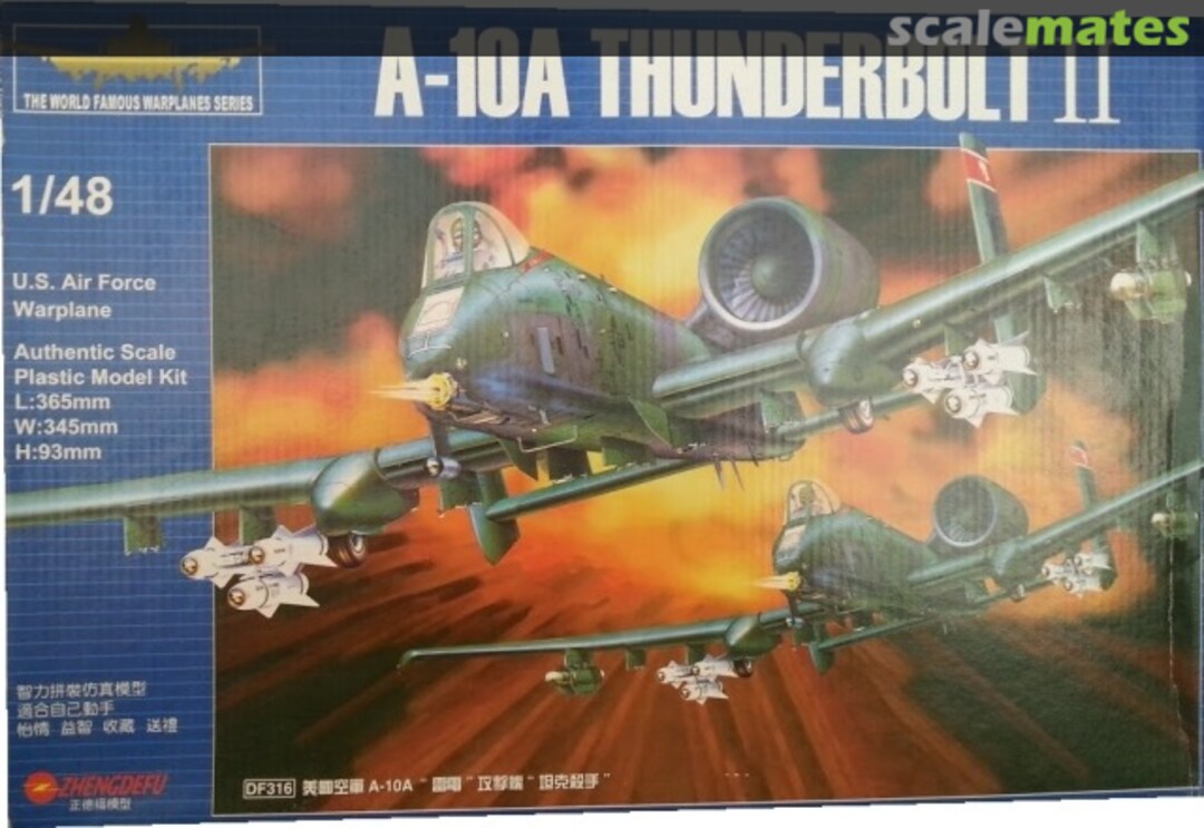 Boxart A-10A Thunderbolt II DF316 Zhengdefu