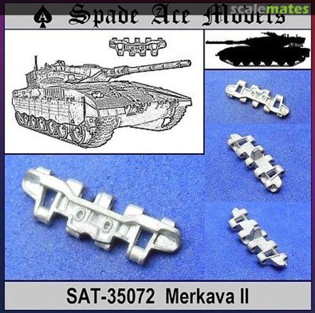 Boxart Metal Track Merkava Mk.II SAT-35072 Spade Ace Models