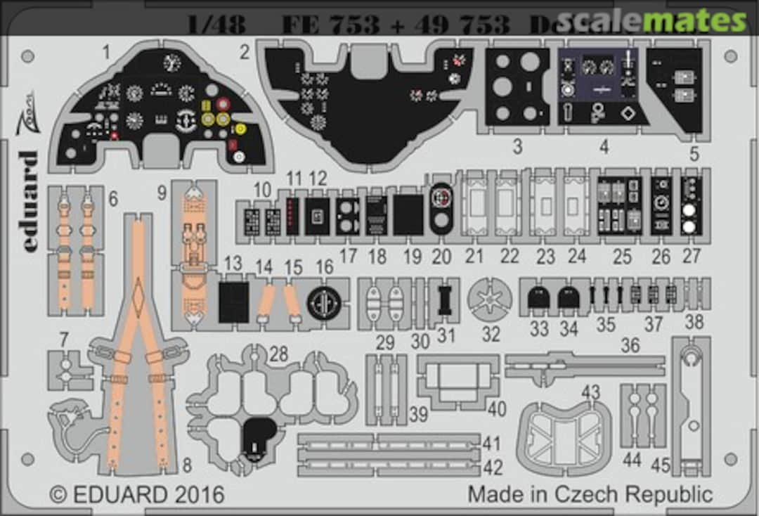 Boxart Defiant Mk.I - Internal Details FE753 Eduard