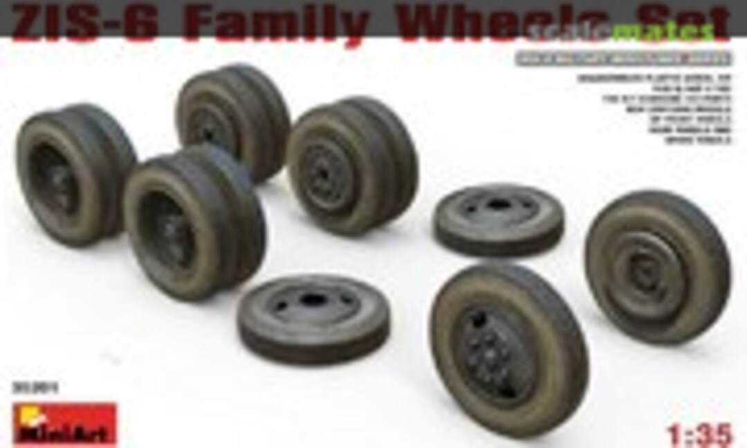 1:35 ZIS-6 Family Wheels Set (MiniArt 35201)