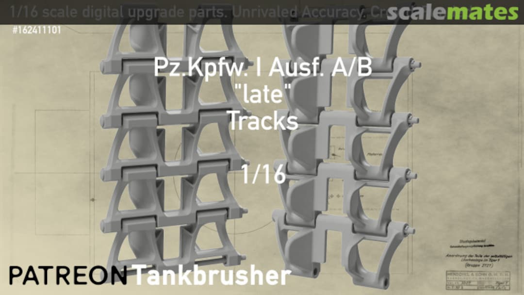 Boxart Pz.Kpfw. I Ausf. A/B (late) 162411101 Tankbrusher Scale Modeling