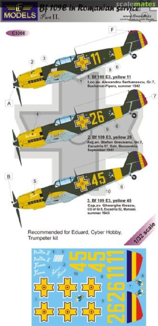 Boxart Bf 109E C3266 LF Models