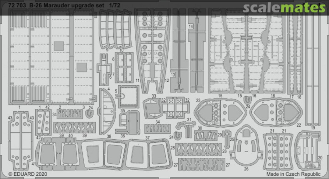 Boxart B-26 Marauder upgrade set 72703 Eduard