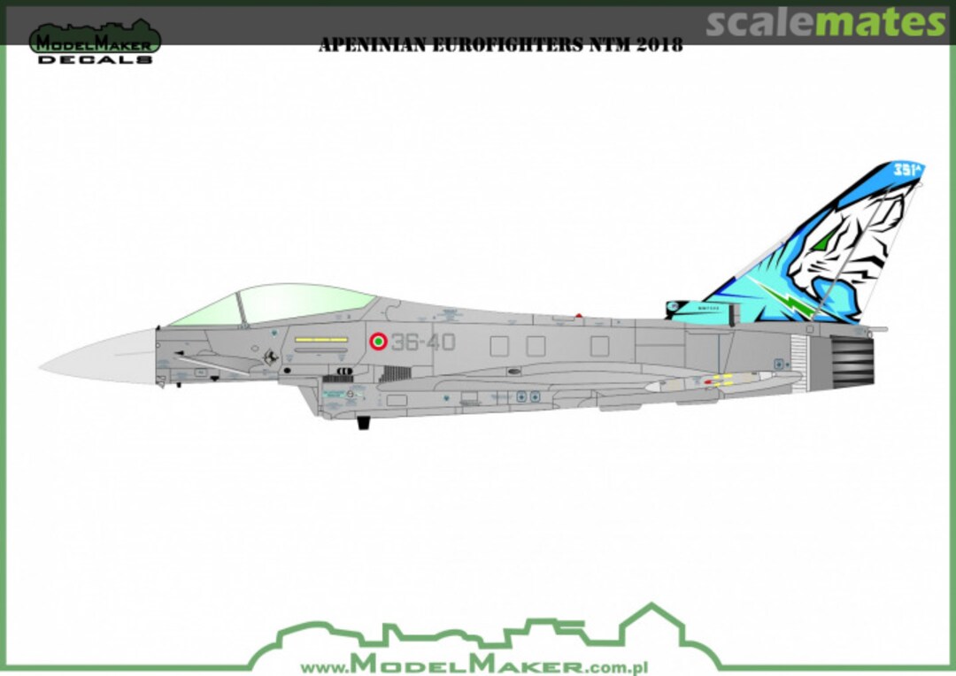 Boxart Apeninian Eurofighters NTM 2018 D72145 ModelMaker