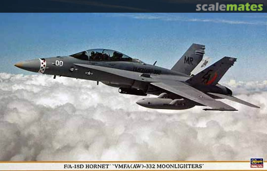 Boxart F/A-18D Hornet `VMFA(AW)-332 Moonlighters´ 09780 Hasegawa