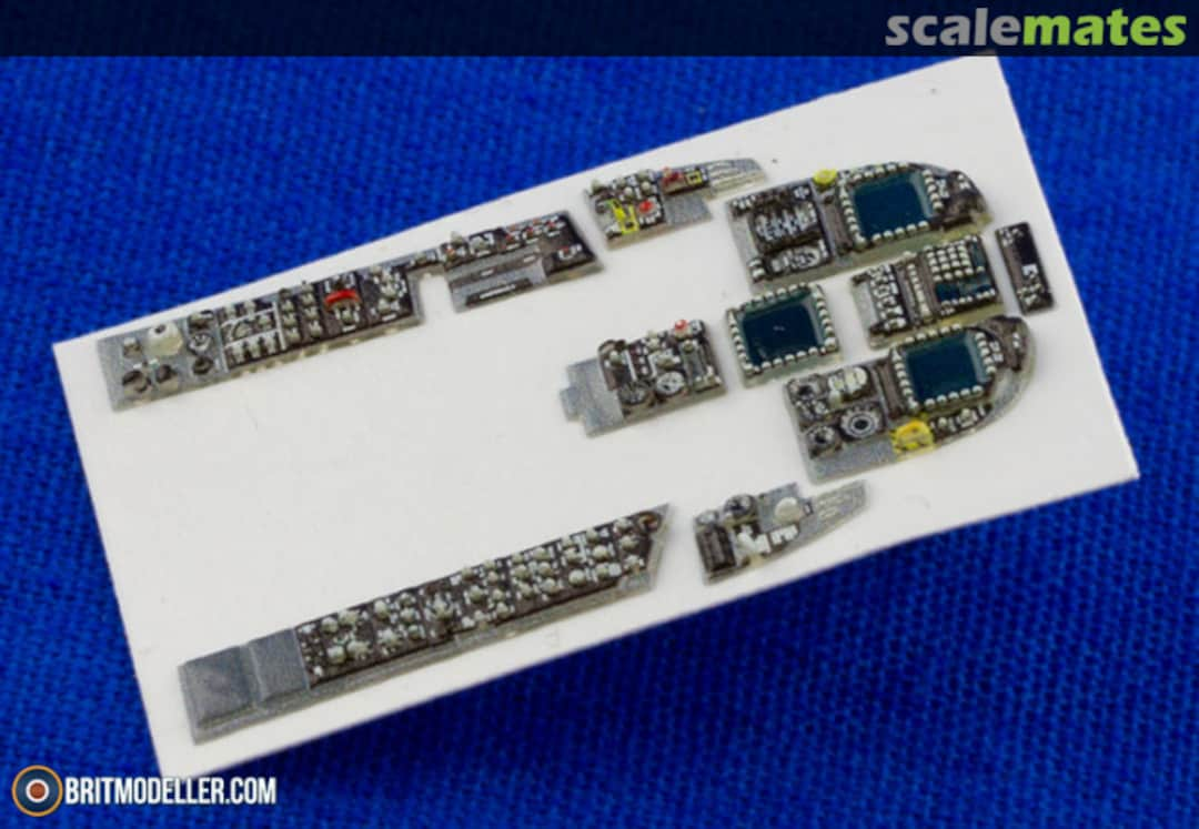 Boxart ​F/A-18C Hornet quick set 3D acrylic instrument panel RFSQS-48085 Red Fox Studio