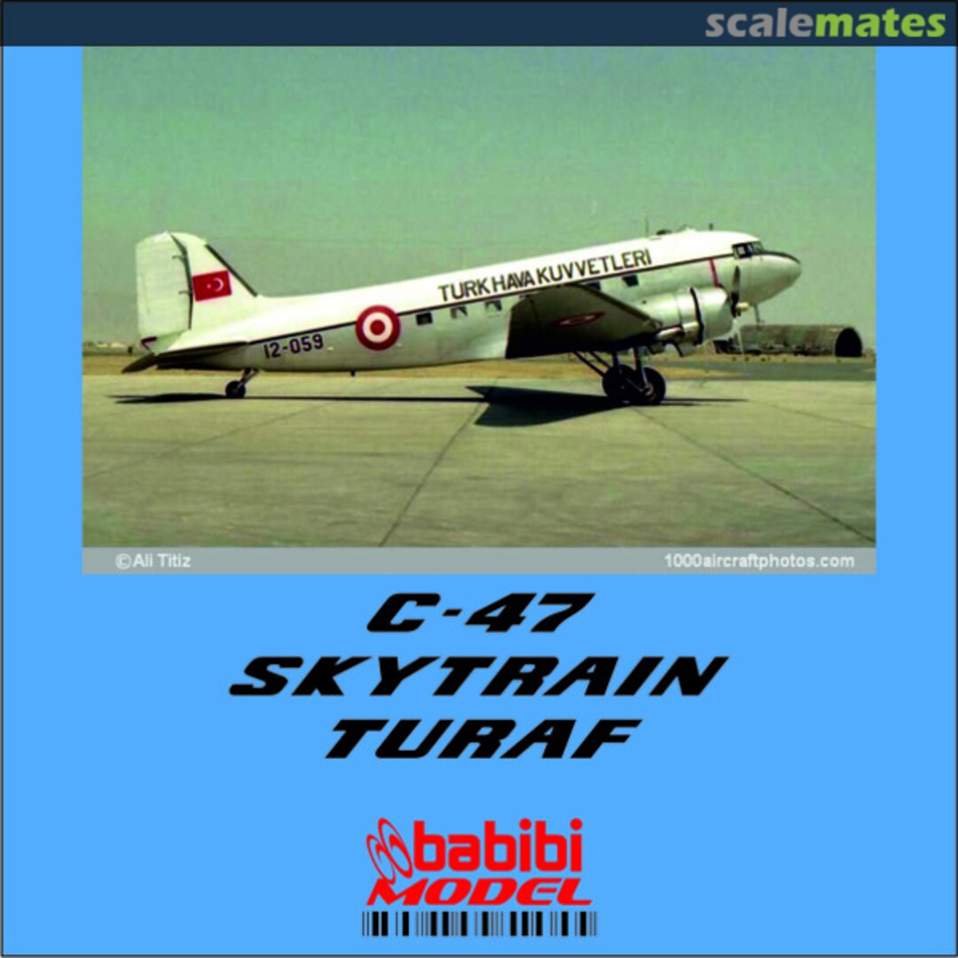 Boxart C-47 Skytrain Dbt-01163 Babibi model