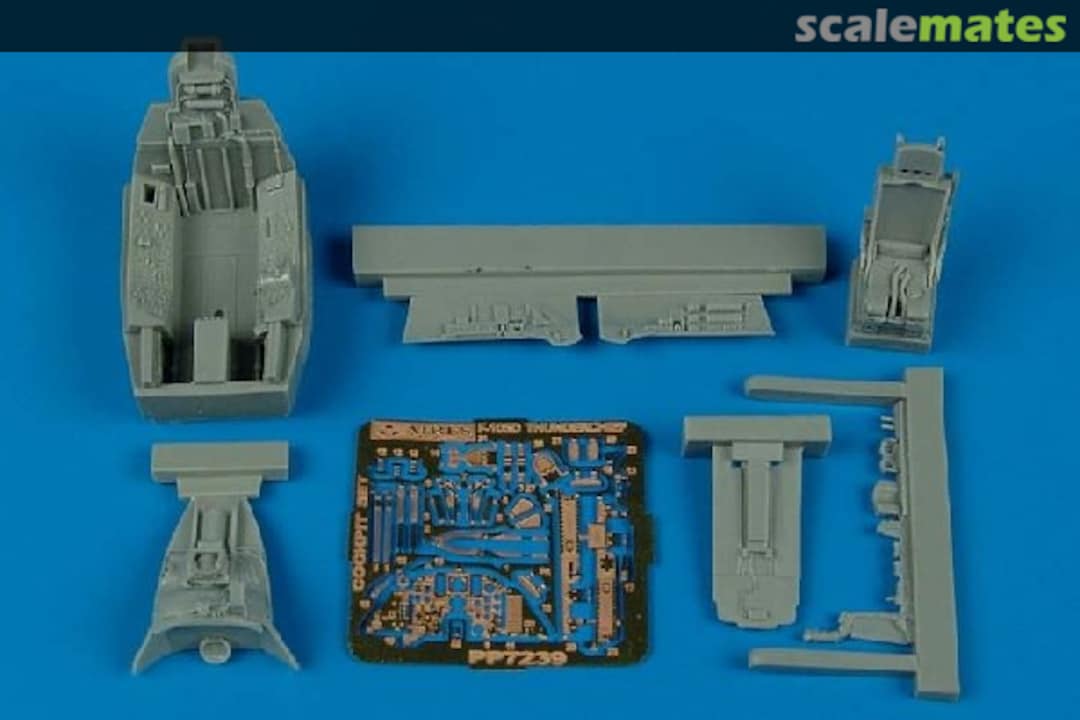 Boxart F-105D Thunderchief cockpit set 7239 Aires