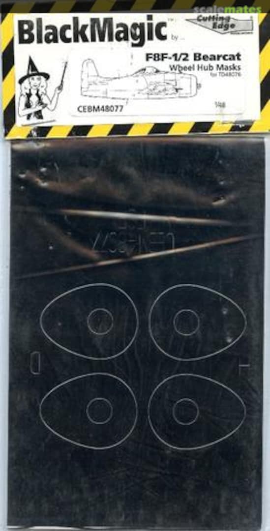 Boxart F8F-1/2 Wheel Hub Masks CEBM48077 Cutting Edge Modelworks