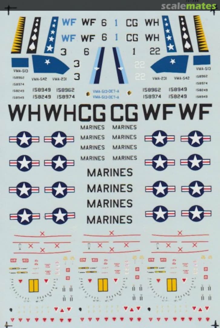 Boxart Hawker Siddeley AV-8A Harriers 72-355 Microscale