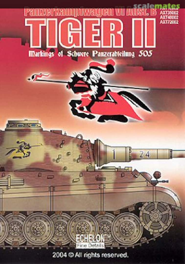 Boxart Tiger II Schwere Panzerabteilung 505 AXT351002 Echelon Fine Details