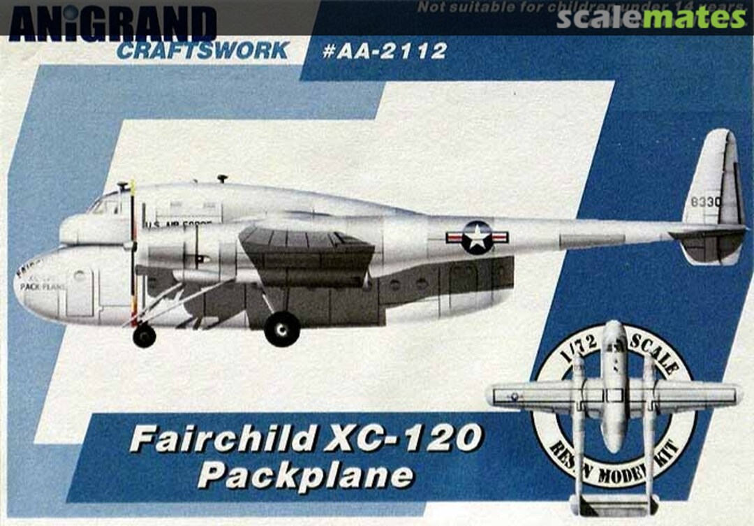 Boxart Fairchild XC-120 Packplane AA-2112 Anigrand Craftswork