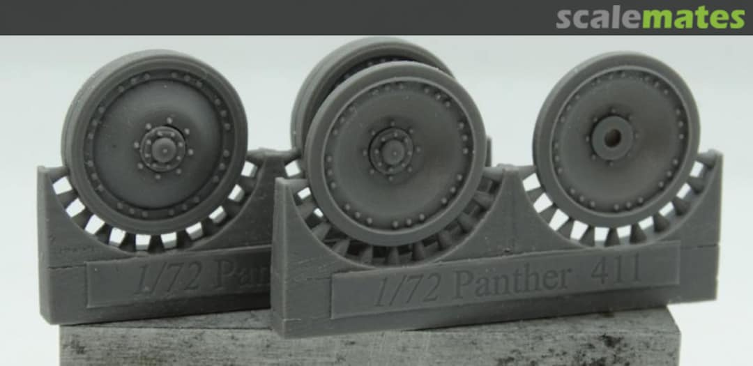 Boxart Wheels for Pz.V Panther, with 8 groups of 3 bolts S72411 OKB Grigorov