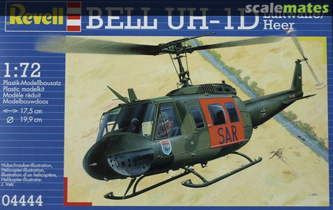 Boxart Bell UH-1D Luftwaffe/Heer 04444 Revell