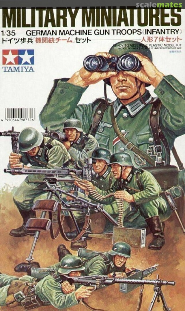 Boxart Machine Gun Troops 35038 Tamiya