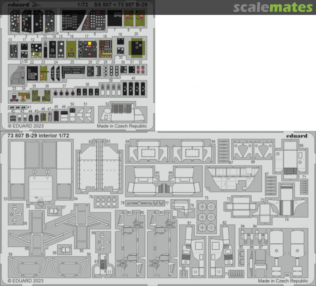 Boxart B-29 Interior 73807 Eduard