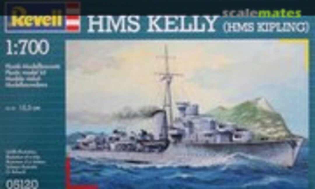 1:700 HMS Kelly (HMS Kipling) (Revell 05120)