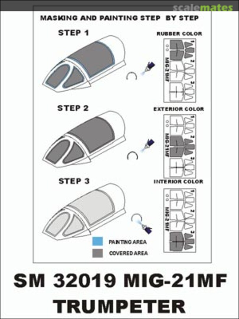 Boxart MiG-21MF SM32019 Montex