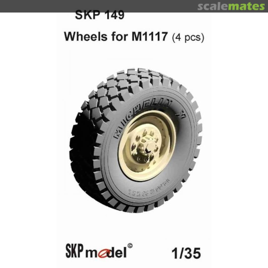 Boxart M1117 Wheel Set SKP 149 SKP model