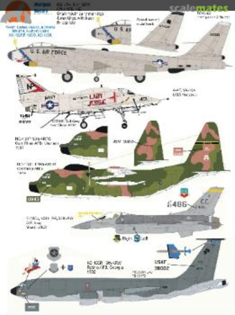 Boxart Ladies, Hounds & Shark 72-021 Wolfpak Decals