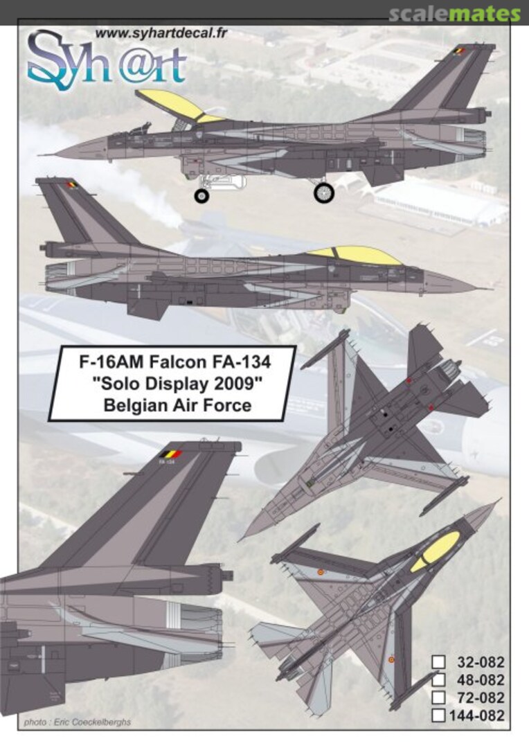 Boxart F-16AM Fighting Falcon Solo Display 2009 32-082 Syhart